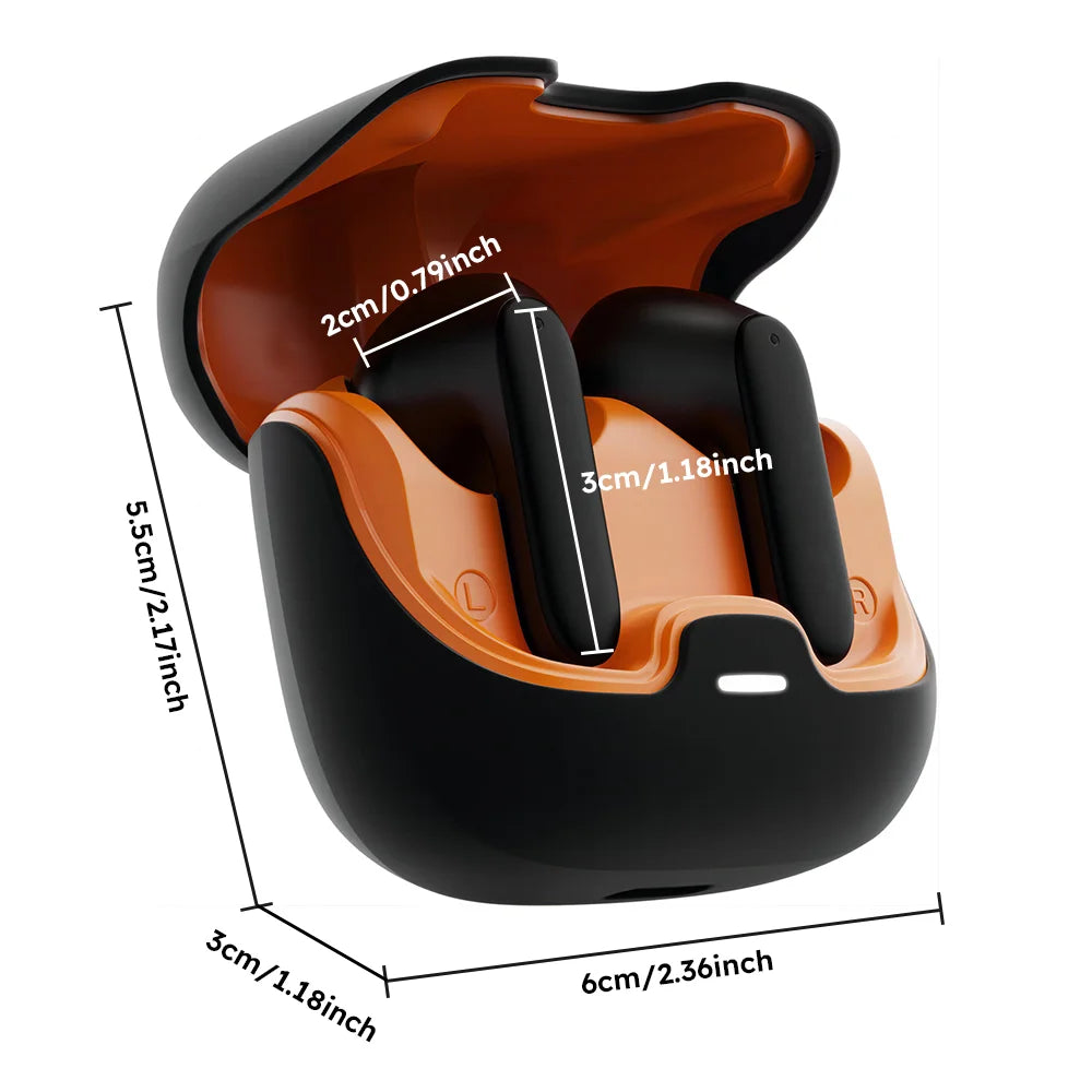 Bluetooth 5.4 TWS Wireless Bluetooth Earphones Ultra-low Latency