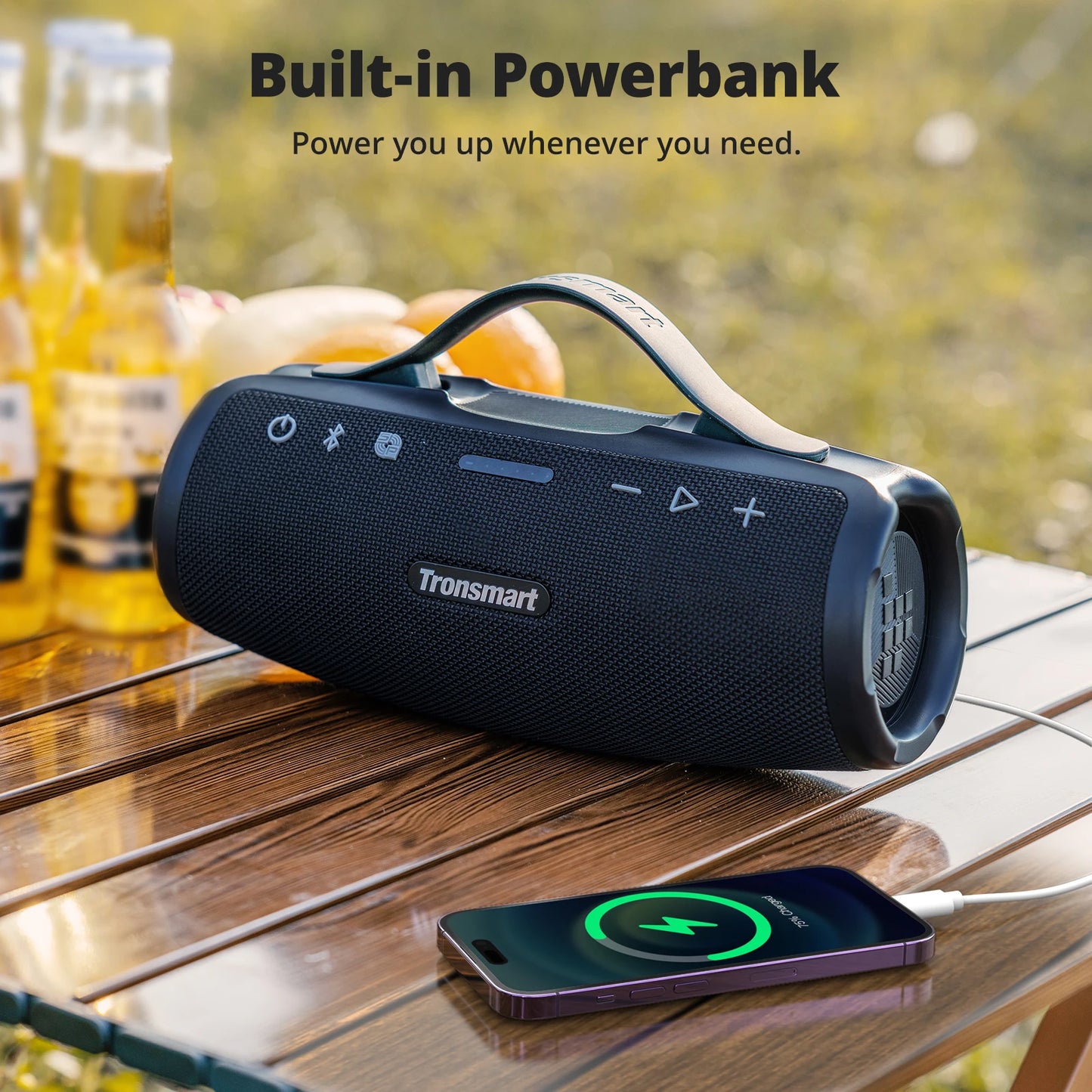 Tronsmart Mirtune S100 Speaker Bluetooth Powerful Speaker with 50W, IPX7 Waterproof,