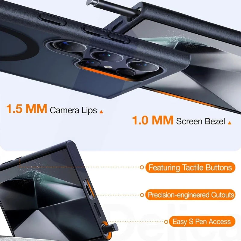 UYUXIO Magnetic Stand Mobile Phone Case