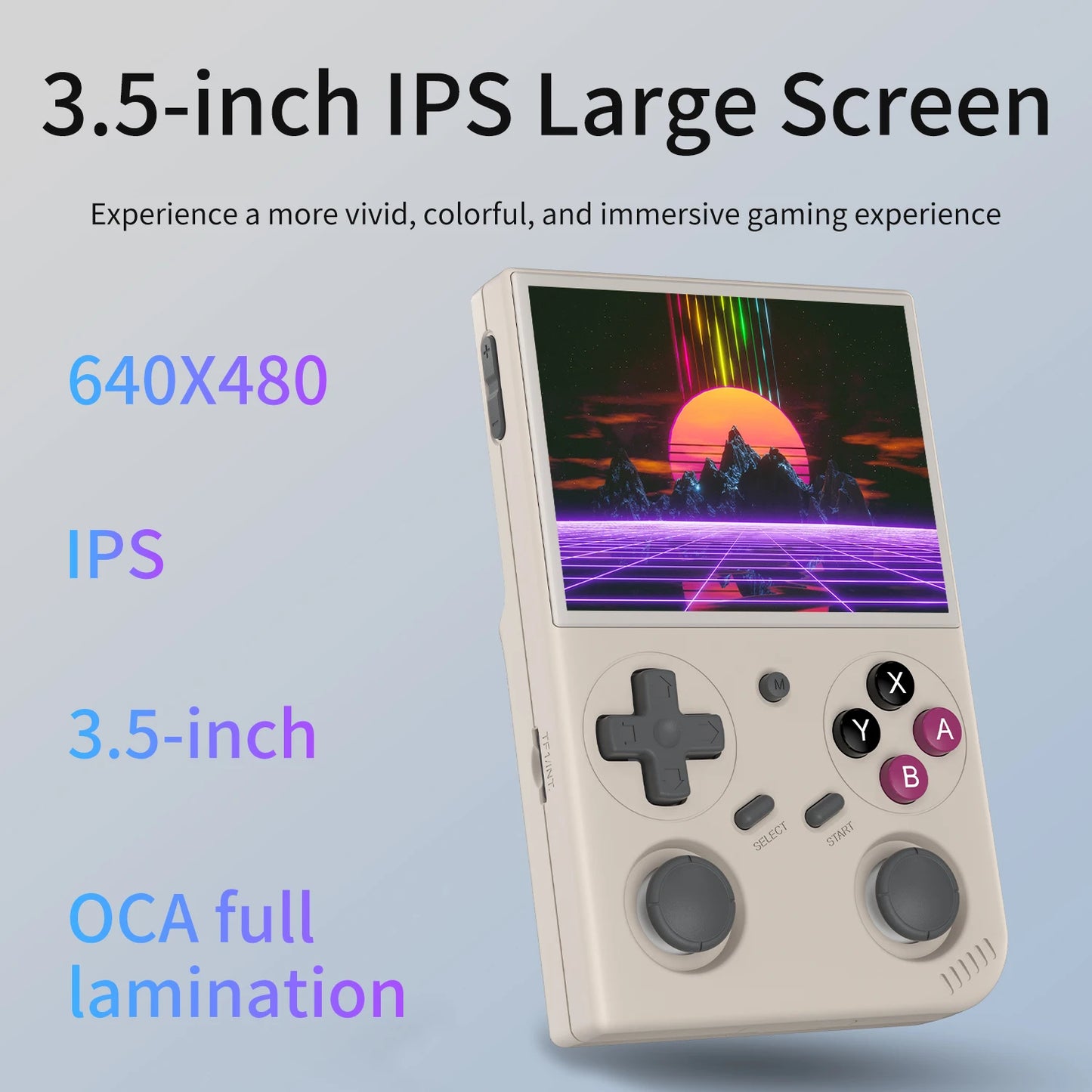 BATLEXP G350 Handheld Game Console 3.5'' IPS Screen Linux System