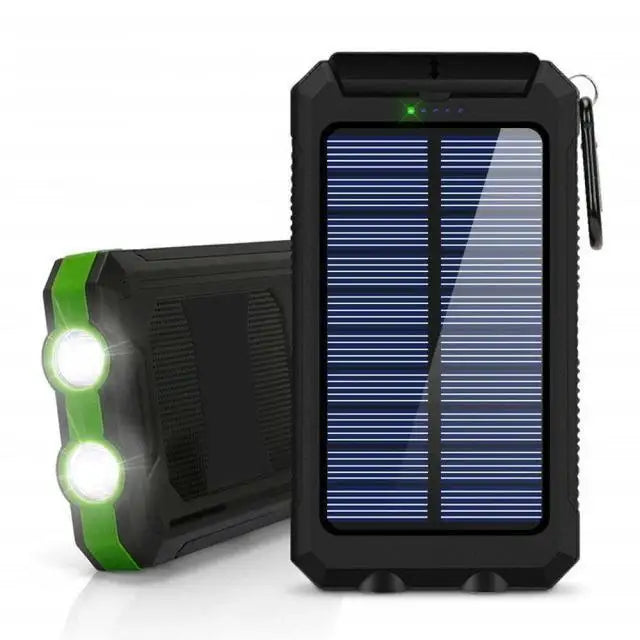 Solar Power Bank 80000mAh Portable Charging Poverbank