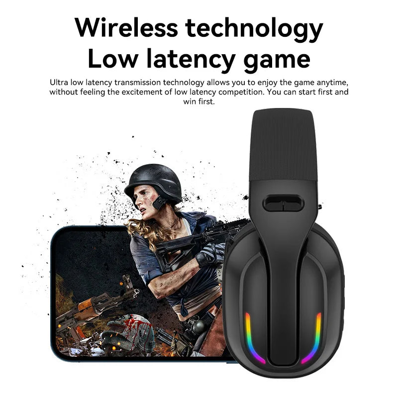 B500 Over Ear Headset Bluetooth5.4 Wireless Stereo Gaming