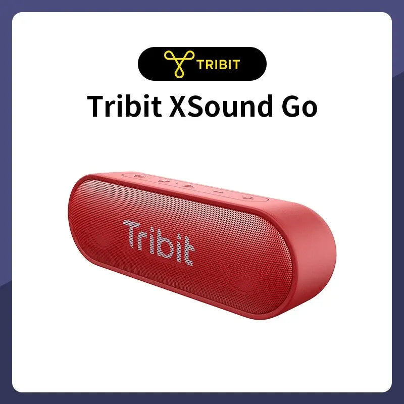Tribit XSound Go Portable Bluetooth Speaker IPX7 Waterproof Better Bass 24-Hour Playtime