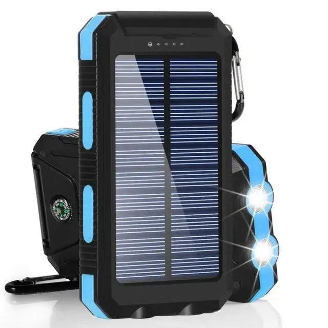 Solar Power Bank 80000mAh Portable Charging Poverbank