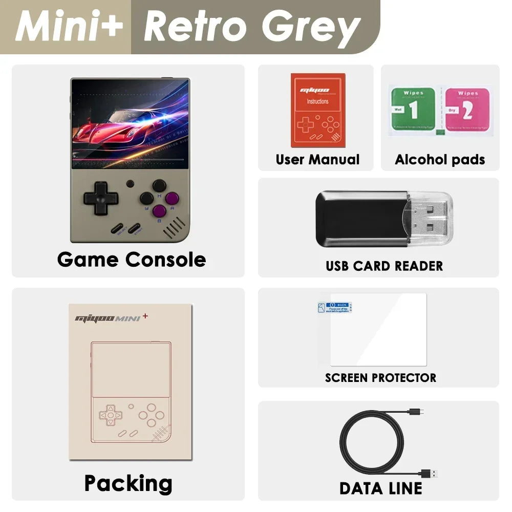 MIYOO Mini Plus Portable Retro Handheld Game Console V2 Mini+ IPS Screen Classic Video Games