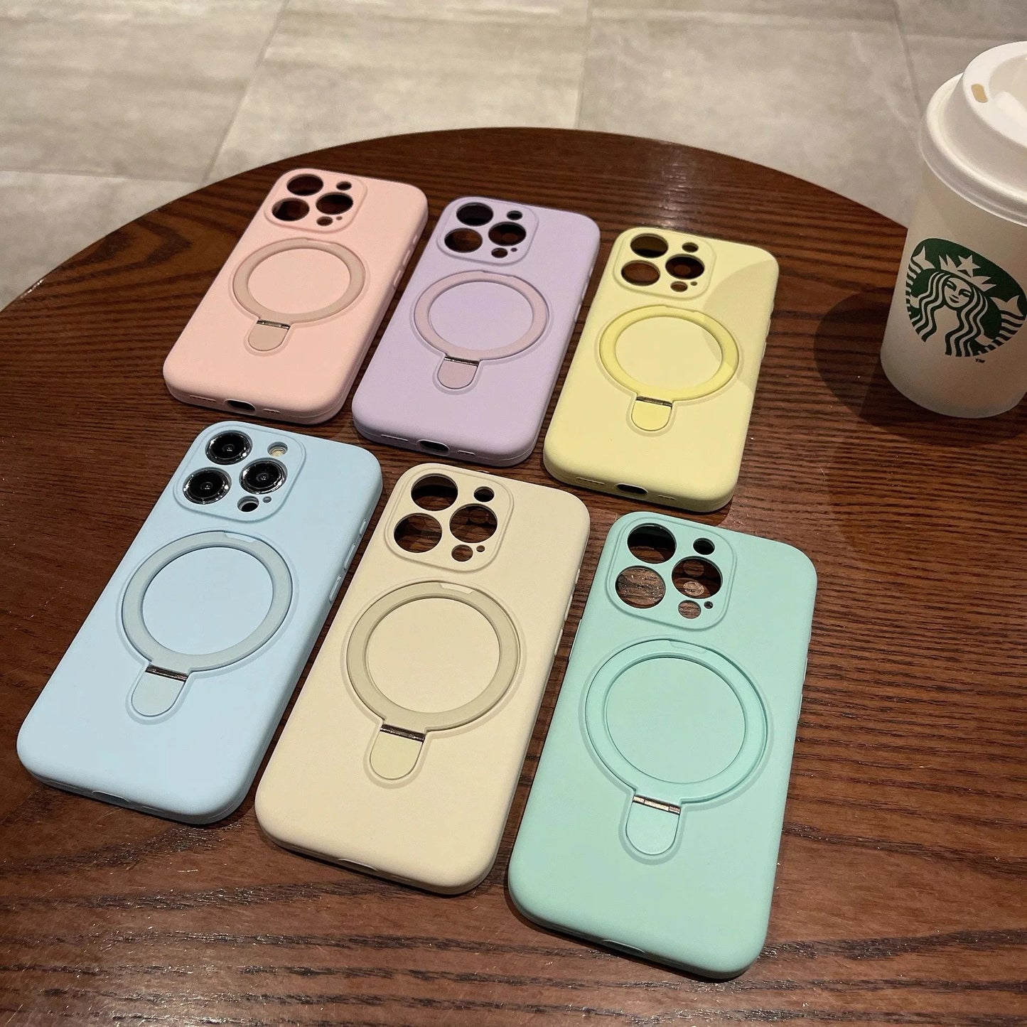 Liquid Magnetic Stand Phone case