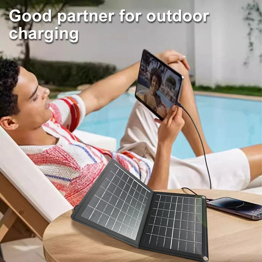 Practical Solar Panel Foldable Power Bank SOECOPO 40W Portable Charge