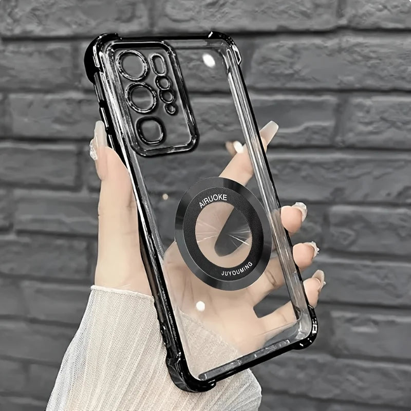 fashionable magnetic shock-absorbing phone case