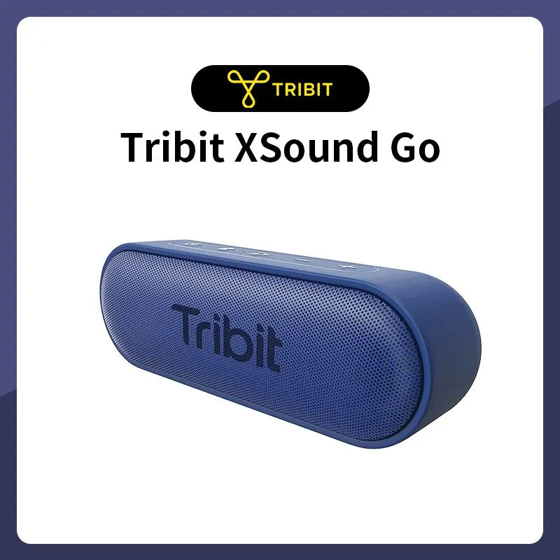 Tribit XSound Go Portable Bluetooth Speaker IPX7 Waterproof Better Bass 24-Hour Playtime