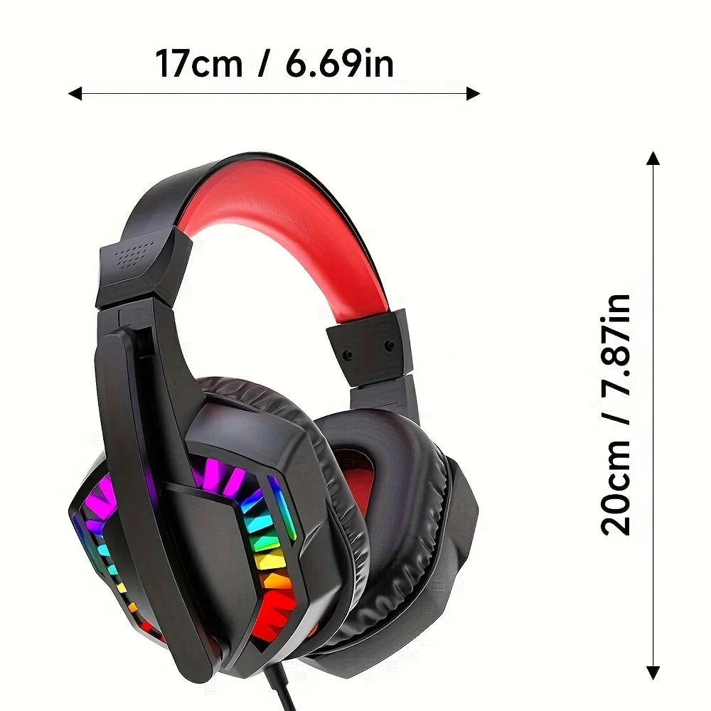 wired over-ear gaming headset
