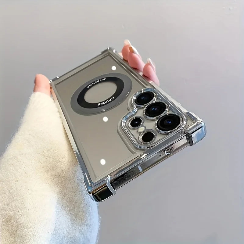 fashionable magnetic shock-absorbing phone case