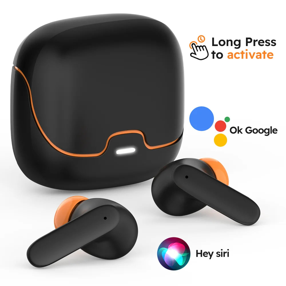 Bluetooth 5.4 TWS Wireless Bluetooth Earphones Ultra-low Latency