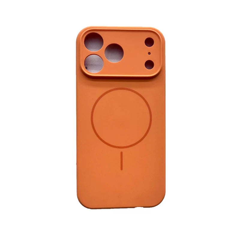 Magsafe Solid Color Silicone For iPhone 17 Pro Max/17/17 Pro Air Bumper Back Cover