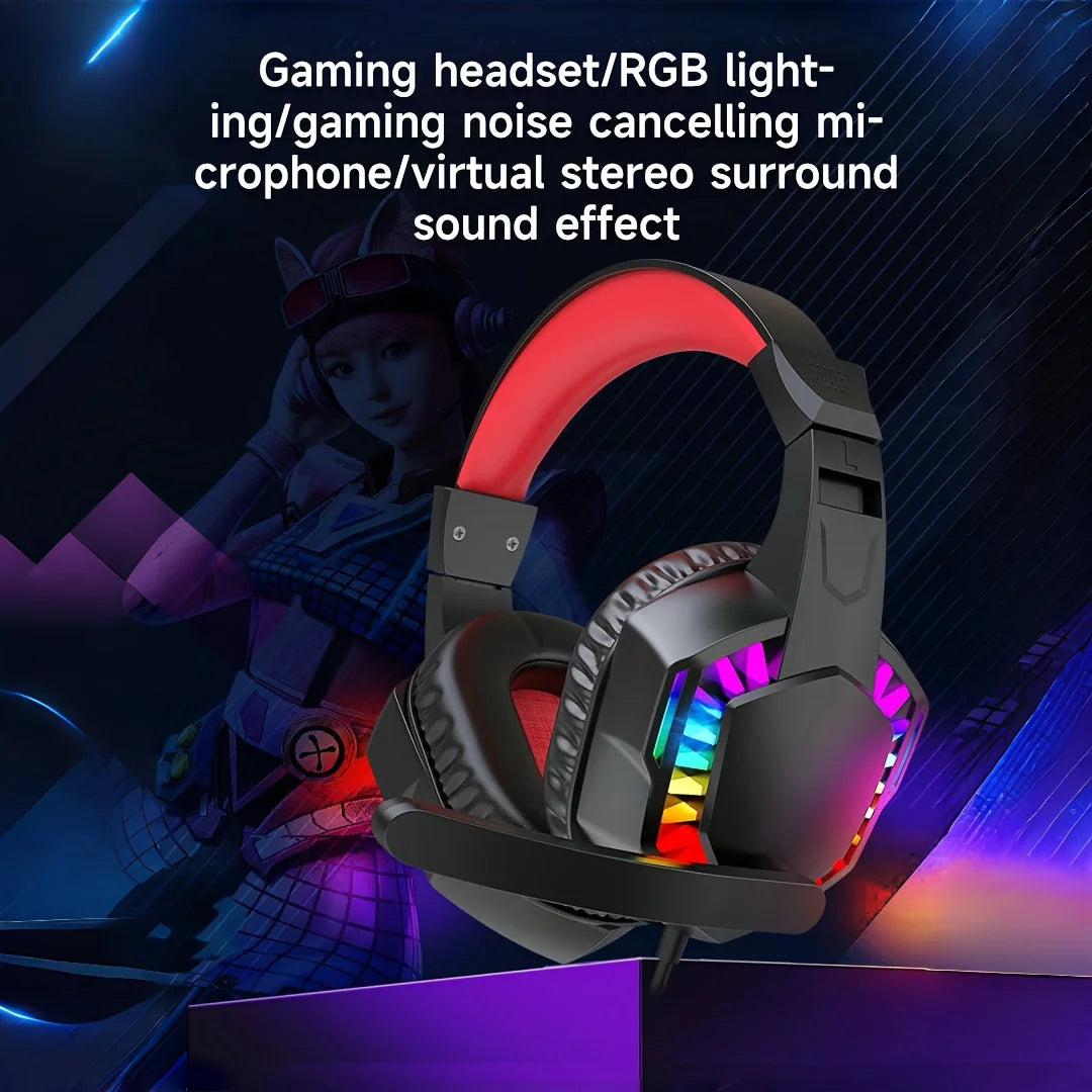 wired over-ear gaming headset