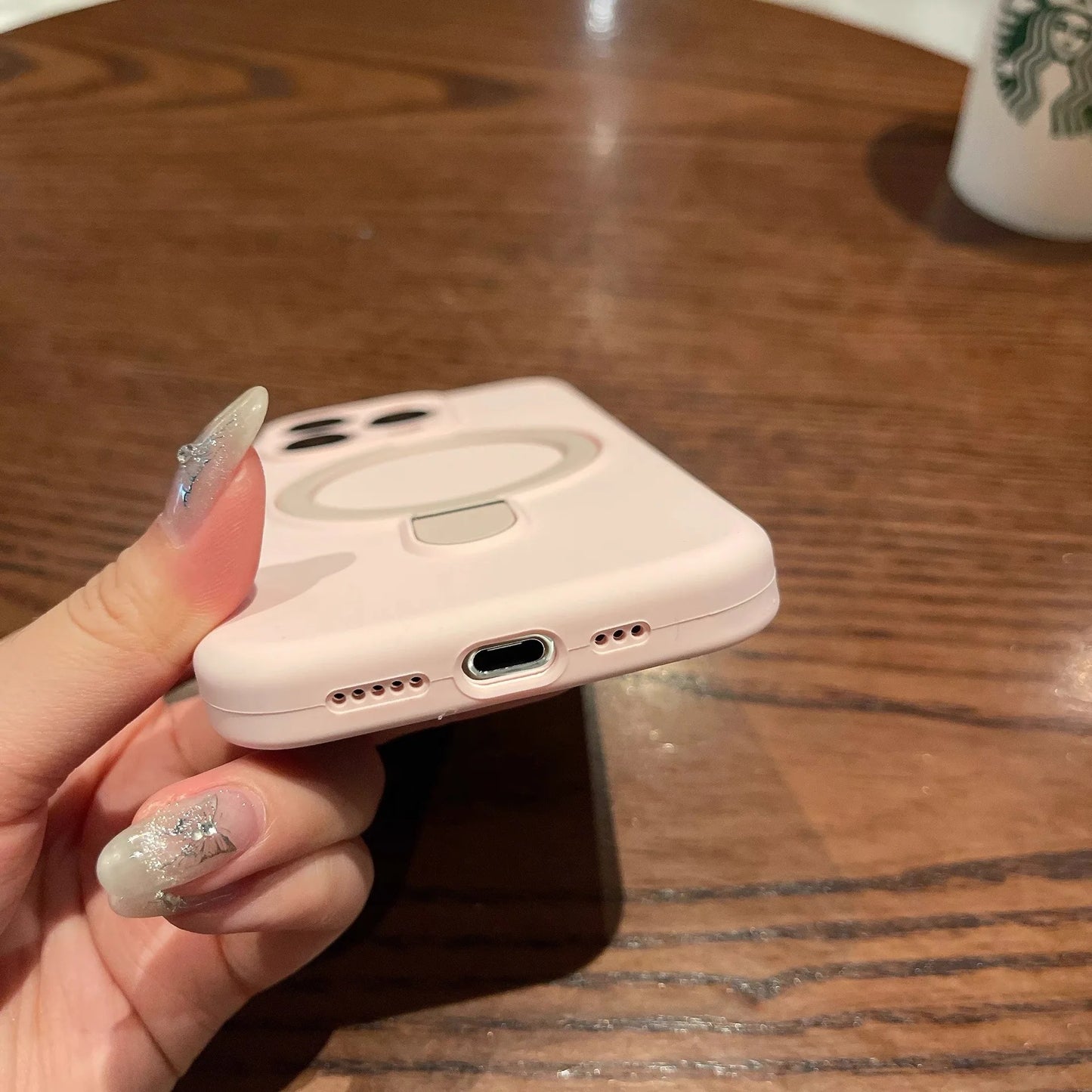 Liquid Magnetic Stand Phone case