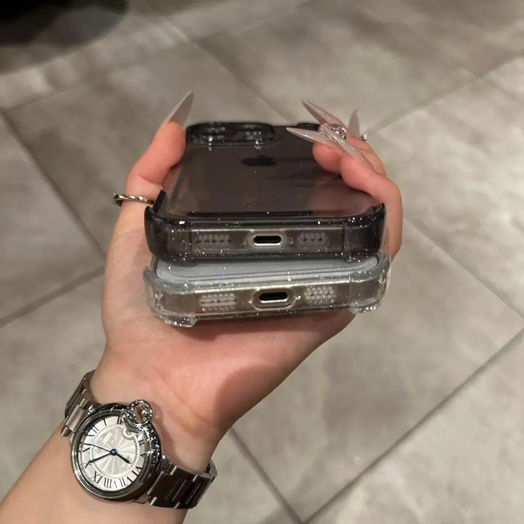 Glitter Bling Clear Case