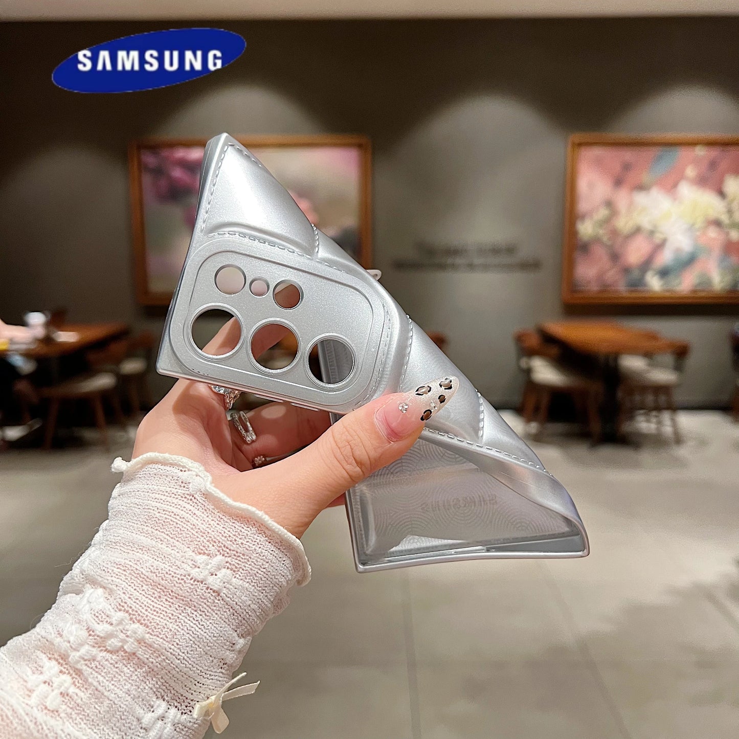 Wave Puffer Down Jacket Phone Case